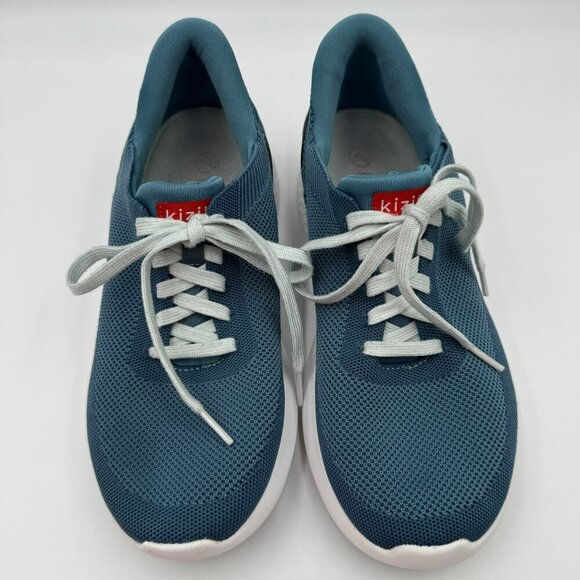 Kizik Athens Sneakers Mens Size 7 Womens Size 8.5 Blue With Hands-Free Slip-On - Picture 3 of 9